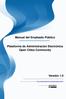 Manual del Empleado Público. Plataforma de Administración Electrónica Open Cities Community