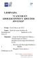 I JORNADA: CANCER EN ADOLESCENTES Y ADULTOS JÓVENES