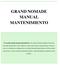 GRAND NOMADE MANUAL MANTENIMIENTO
