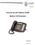 Guía de uso del Teléfono 3COM. Modelo 3102 Business