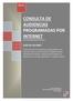 CONSULTA DE AUDIENCIAS PROGRAMADAS POR INTERNET Guía de Programación de Audiencias.