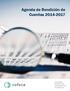 Agenda de Rendición de Cuentas 2014-2017
