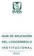 GUÍA DE APLICACIÓN DEL LOGOSÍMBOLO INSTITUCIONAL DICIEMBRE DE 2003 NUEVA EDICIÓN COORDINACIÓN GENERAL DE COMUNICACIÓN SOCIAL