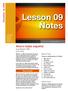Lesson 09. Notes. Ahora hablo español. Lesson 09. December 18, 2006. Test yourself