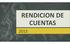 RENDICION DE CUENTAS