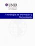 Tecnologías de Información y Comunicación