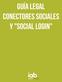 Guía LEGAL Conectores sociales Y SOCIAL LOGIN