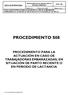 PROCEDIMIENTO DE PREVENCIÓN DE RIESGOS LABORALES