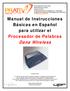 Manual de Instrucciones Básicas en Español para utilizar el Procesador de Palabras. Dana Wireless 2008 PRATP