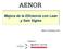 Mejora de la Eficiencia con Lean y Seis Sigma