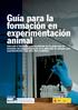 Guía para la formación en experimentación animal