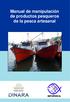 Manual de manipulación de productos pesqueros de la pesca artesanal