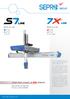 YOUR FREE CHOICE IN BIG ROBOTS. Para prensas de inyección de 700 a 5000 toneladas S7-45 S7-55 S7-75 7X-45 7X-55 7X-100XL. www.sepro-group.