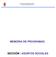 CIUDAD AUTÓNOMA DE CEUTA Consejería de Asuntos Sociales MEMORIA DE PROGRAMAS SECCIÓN : ASUNTOS SOCIALES