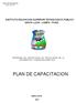 PLAN DE CAPACITACION