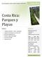 Costa Rica: Parques y Playas