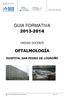 GUIA FORMATIVA 2013-2014 OFTALMOLOGÍA