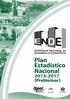 Plan Estadístico Nacional 2013-2017. (Preliminar) Preliminar