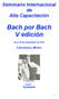 Bach por Bach V edición