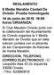 REGLAMENTO II Media Maratón Ciudad De Oviedo. Prueba homologada 14 de junio de 2015. 10:00 horas ORGANIZA: