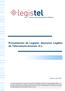 Presentación de Legistel, Asesores Legales de Telecomunicaciones, S.L.
