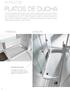 platos DE DUCHA Grandes dimensiones