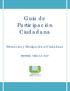 Guía de Participación Ciudadana
