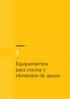CAPÍTULO. Equipamientos para cocina y elementos de apoyo