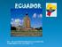 ECUADOR ROL DE LOS PROFESIONALES AL ALCANCE DEL CUMPLIMIENTO DE LOS ODM 4 Y 5
