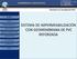 SISTEMA DE IMPERMEABILIZACIÓN CON GEOMEMBRANA DE PVC REFORZADA