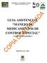 GUIA ASISTENCIAL MANEJO DE MEDICAMENTOS DE CONTROL ESPECIAL