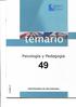 temario Psicología y Pedagogía 49 PROFESORES DE SECUNDARIA