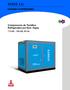SERIE LG. Compresores de Tornillos Refrigerados por Aire / Agua KAISHAN COMPRESORES. 7.5 kw - 160 kw, 60 Hz