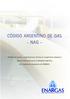 CÓDIGO ARGENTINO DE GAS - NAG -