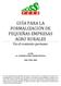 GUÍA PARA LA FORMALIZACIÓN DE PEQUEÑAS EMPRESAS AGRO RURALES