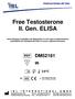 Free Testosterone II. Gen. ELISA