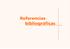 Referencias bibliográficas