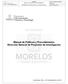 Manual de Políticas y Procedimientos Dirección General de Proyectos de Investigación