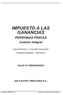 IMPUESTO A LAS GANANCIAS