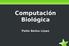 Computación Biológica. Pablo Baños López