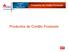 Productos de Crédito Fovissste