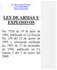 LEY DE ARMAS Y EXPLOSIVOS