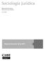 Sociología jurídica. Manuel Calvo García Teresa Picontó Novales PID_00184284