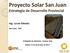 Proyecto Solar San Juan Estrategia de Desarrollo Provincial