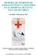 MEMORIA DE INGRESOS DE ANIMALES VIVOS Y CADÁVERES EN EL HOSPITAL DE FAUNA SALVAJE DE GREFA