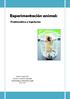 Experimentación animal: Problemática y legislación
