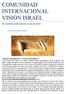 COMUNIDAD INTERNACIONAL VISIÓN ISRAEL
