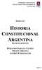 HISTORIA CONSTITUCIONAL ARGENTINA