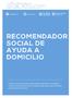 www.afables.com RECOMENDADOR SOCIAL DE AYUDA A DOMICILIO