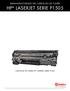 LASERJET SERIE P1505